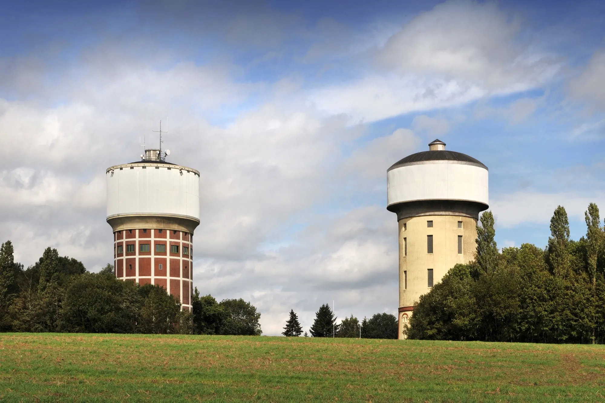 Die beiden Wassertürme in Hamm-Berge