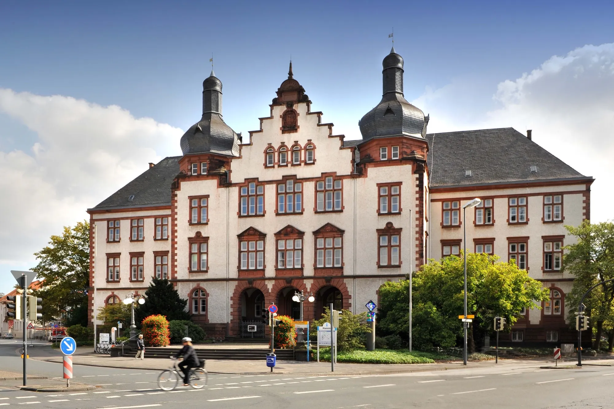 Das Rathaus in der Hammer Innenstadt