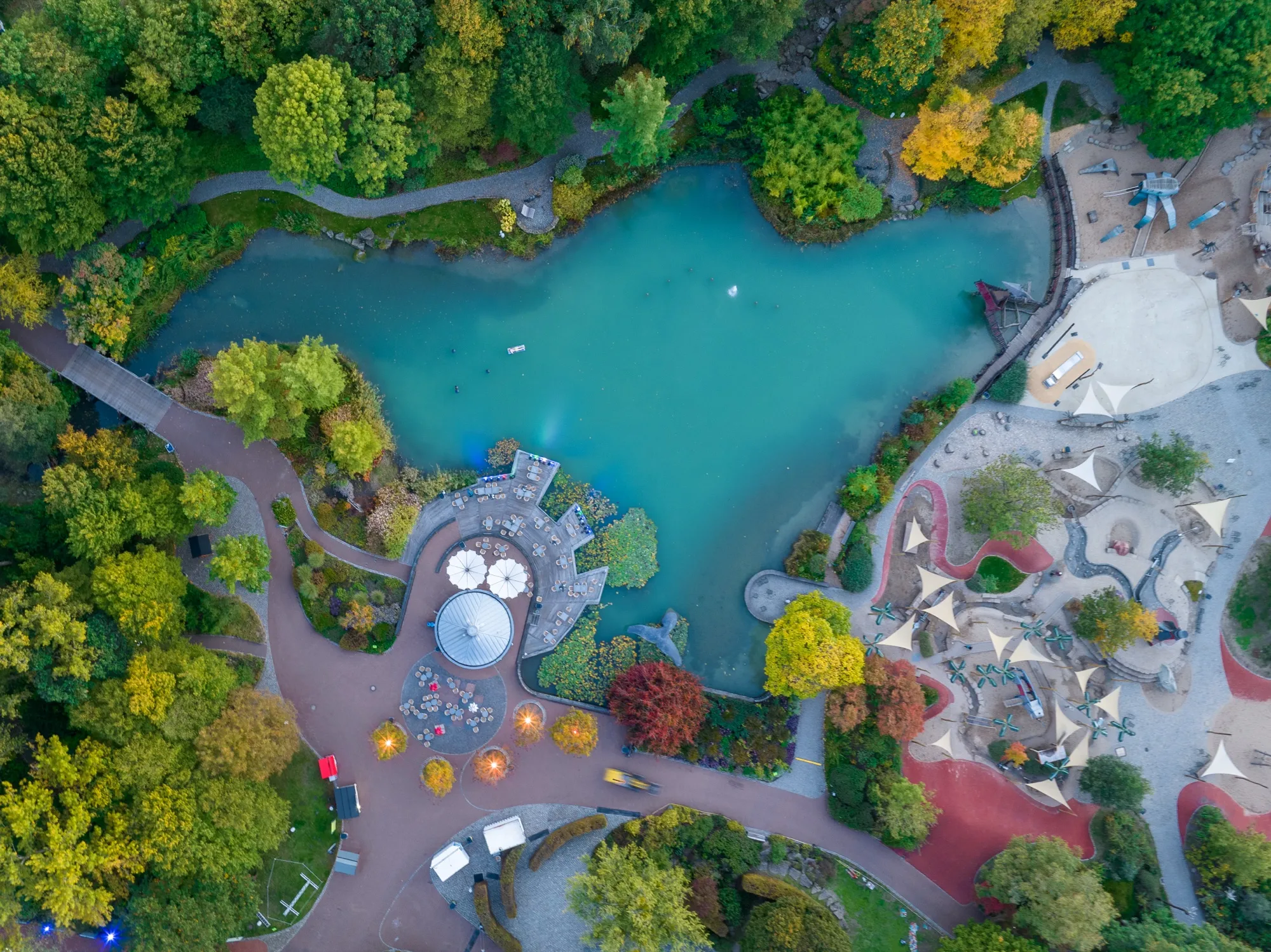 Der Maximilianpark im Stadtbezirk Hamm-Uentrop